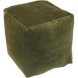 Pouf Velvet 00.02.23180 45x45x45cm Green GREEN