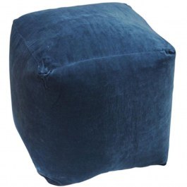 Pouf Velvet 00.02.23182 45x45x45cm Blue BLUE