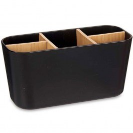 Kitchen Organize Case 029.89422 9x21x10cm Natural-Black BLACK
