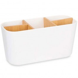 Kitchen Organize Case 029.89423 9x21x10cm Natural-White WHITE