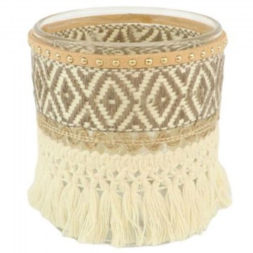 Κηροπήγιο Boheme 012.862124031 8x9cm Beige