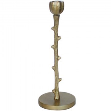 Candlestick Flower 00.07.72042 D9,5x27,5cm Gold