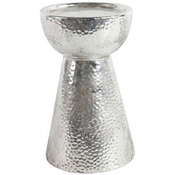 Candlestick 013.790392 14x25cm Silver