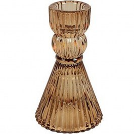 Candlestick 013.842026 6x10,5cm Brown BROWN