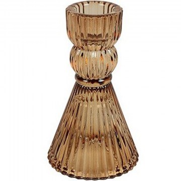 Candlestick 013.842026 6x10,5cm Brown