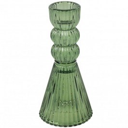 Candlestick 013.842031 6,5x15cm Green GREEN