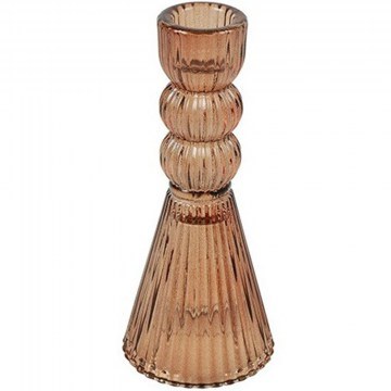 Candlestick 013.842027 6,5x15cm Brown