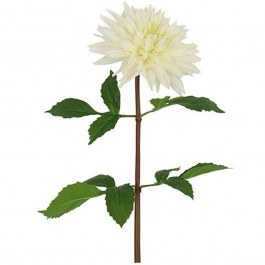 Artificial Flower Dahlia 013.821293 74cm White WHITE