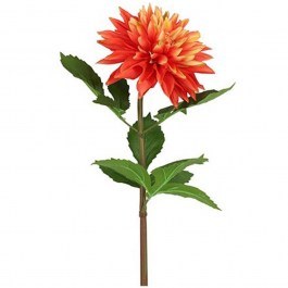 Artificial Flower Dahlia 013.821295 74cm Orange ORANGE