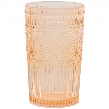 Water Glasses (Set 4Pcs) 03.32281 7,8x12,6cm 360ml Orange