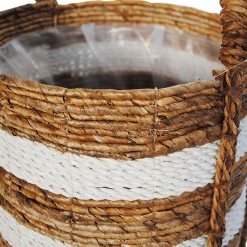 Καλάθι Αποθήκευσης Abaca 024.305502C 40x45cm Natural-White