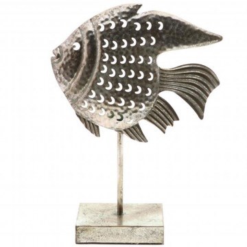 Candlestick Fish 012.862644536 29x11x39cm Silver