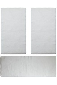 Bedroom Set 3Pcs. Puffy Fc1 Ivory New Plan