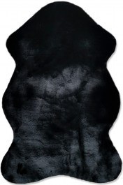 Carpet Puffy FC9 Antislip Round Black New Plan BLACK