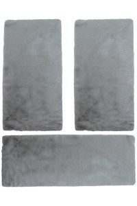 Bedroom Set 3pcs.Puffy FC25 Antisli Taupe New Plan