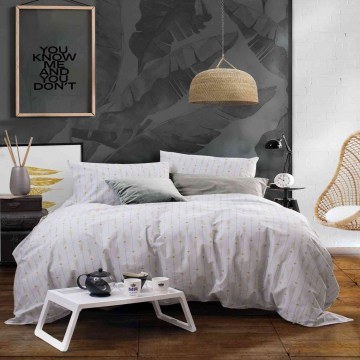 Bedspread Set Arrow Grey Rythmos