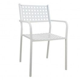 Metal White ArmChair - Zeta Hm5031.02 WHITE