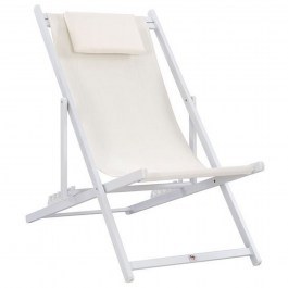 Folding DeckChair - Aluminum Hm5076.04 White WHITE