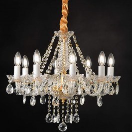 Πολυέλαιος 8Φ BLK80418PCG Gold GOLD