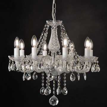 Chandelier 8Φ Blk80418Pcc Black