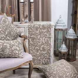 Decorative Pillowcase Denver 02 Beige Teoran BEIGE