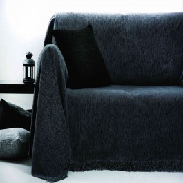 Μαξιλάρι Διακοσμητικό (Με Γέμιση) Des. 1300 Γκρι Σκούρο Anna Riska DARK GREY