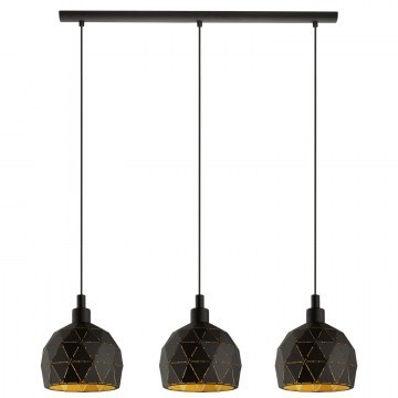 Ceiling Illuminant - Rail 97846 Black - Gold Roccaforte Eglo