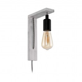 Φωτιστικό Τοίχου - Απλίκα 97917 White-Black Tocopilla Eglo WHITE-BLACK