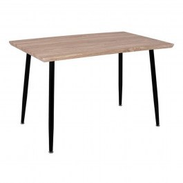 Table Dinning Sonama HM8334.01 With Black Legs 120x70 BLACK