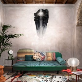 Ceiling Illuminant Led Avia Μ Black Slamp BLACK