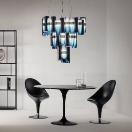 Ceiling Illuminant Led La Lollo XL Gradient Slamp BLUE-BLACK