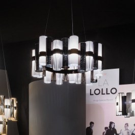 Ceiling Illuminant Led La Lollo L 2700K 9000lm 80x35cm Pewter White Slamp PEWTER