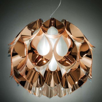 Ceiling Illuminant Led Flora Medium  3x12W E27 50 x44cm Copper Slamp
