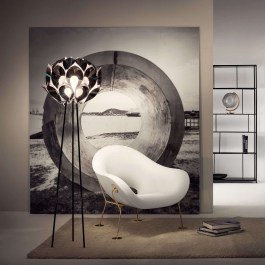 Floor Illuminant Led Flora Pewter Slamp PEWTER