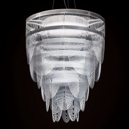 Ceiling Illuminant Ceremony Large Prisma Slamp CLEAR