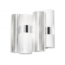 Ceiling-Wall Light La Lollo Applique 2x6W E14 28x16x30cm White Slamp WHITE