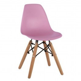 Chair Children's With Wooden Legs Twist Kid HM8453.05 Pink PINK