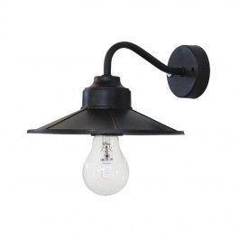 Φωτιστικό Τοίχου - Απλίκα AS-161/ΑΡ Black 31-0603 Heronia BLACK