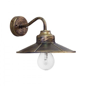 Wall Lamp AS-161/ΑΡ Bronze 31-0604 Heronia