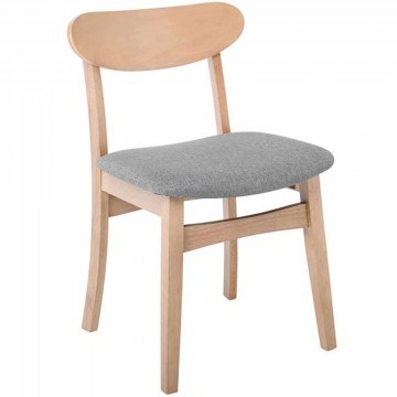 Καρέκλα Dom Ε802,3 48x51x79cm Oak-Grey