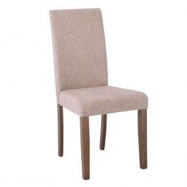 Καρέκλα Optimal Green Walnut Ε801,1 Beige Σετ 2τμχ BEIGE