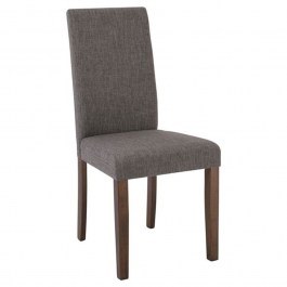 Καρέκλα Optimal Green Walnut Ε801,2 Grey Σετ 2τμχ GREY