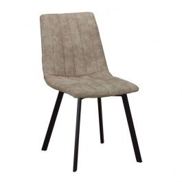 Chair Betty ΕΜ791,3 45x60x87cm Suede Beige BEIGE