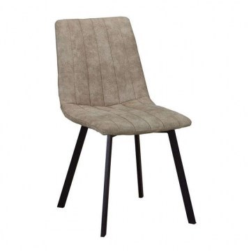 Καρέκλα Betty ΕΜ791,3 45x60x87cm Suede Beige