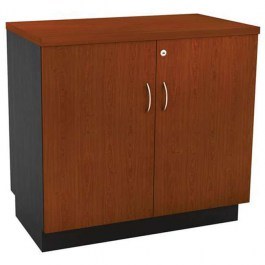 Cabinet Desk ΕΟ993,1New Dark Grey-Cherry CHERRY