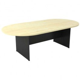 Table-Α Oval Dark Grey-Beech CHERRY-GREY