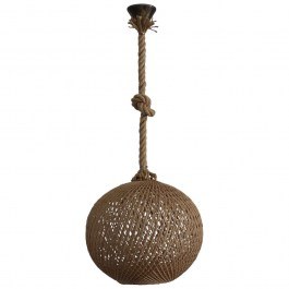 Ceiling Light Silk-02 Φ35 Rope 1/L Ε/27 31-1150 Natural-Brown Heronia NATURAL-BROWN