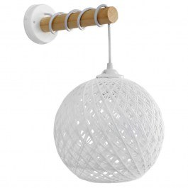 Wall Lamp Silk-01/ΑΡ Stick Φ20 31-1156 Natural-White Heronia NATURAL-WHITE