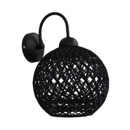 Wall Lamp Silk-01/ΑΡ Φ20 31-1154 Black Heronia BLACK