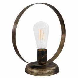 Table Lamp 34-0277 Halka D25 Ε27 H28XD25cm Bronze Heronia BRONZE